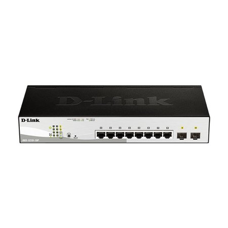 D-LINK Web Smart 10-Ports Gigabit Switch w/ 2 Combo SFP Slots DGS-1210-10P